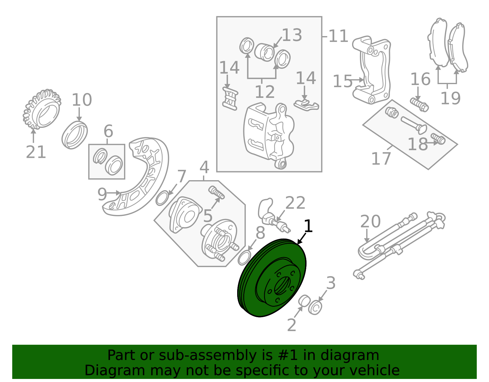 ZZP3-33-251 - Disc Brake Rotor - 1999-2004 Mazda | Mazda Swag