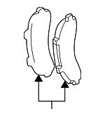 1F6049280A - Brakes: Pads for Mazda Image