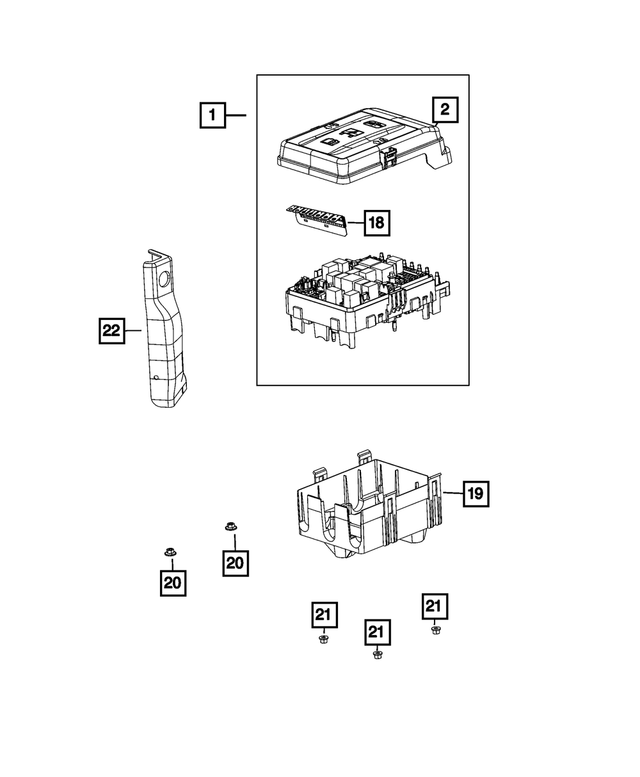 68312090AD - : Power Distribution Center for Mopar Image