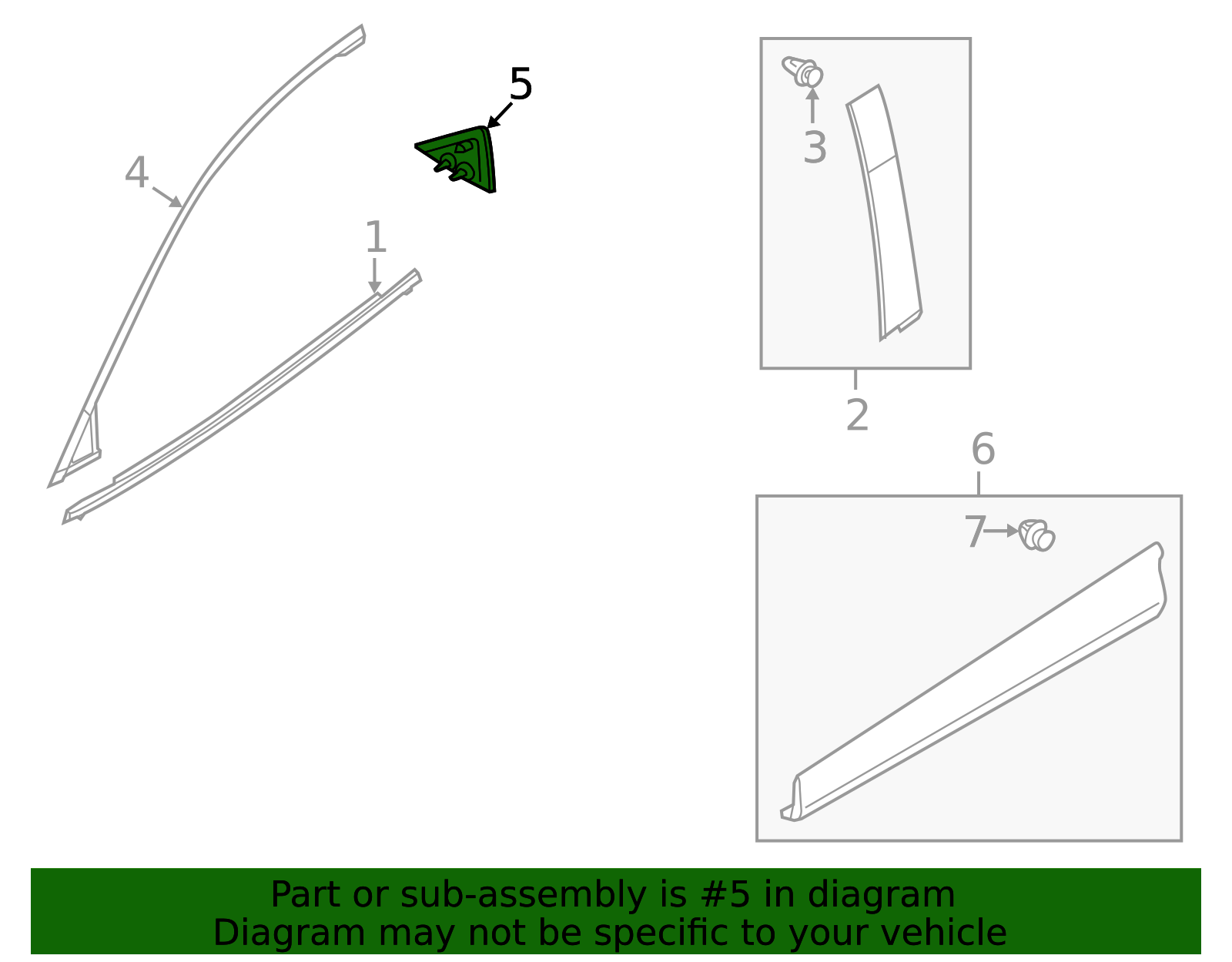 KB8A-69-15YC - Corner Molding - 2017-2025 Mazda CX-5 | Mazda Swag