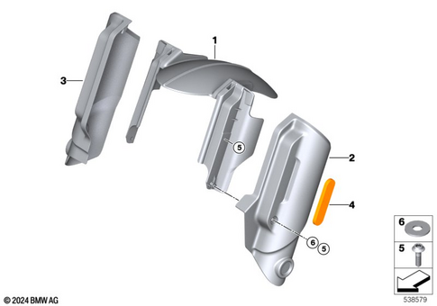 Front Wheel Fender for 2022 BMW-Motorrad CE #1