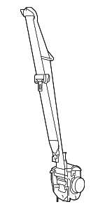 42934405 - Electrical: Belt &amp; Retractor for GM Image
