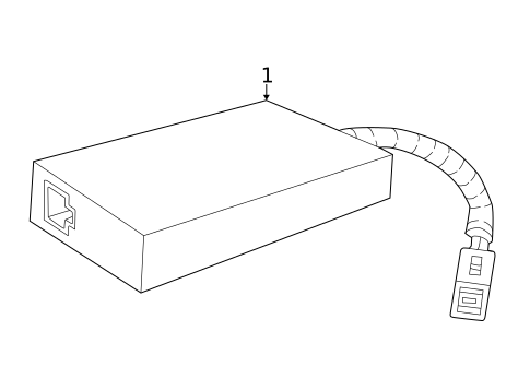 Antenna & Radio for 2006 Cadillac CTS #1