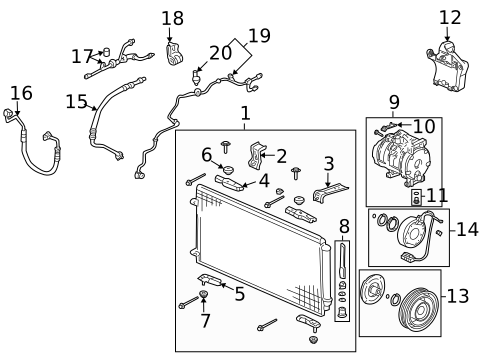 Switches & Sensors for 2006 Acura MDX #0