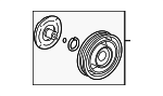 38900RGM505 - : A/C Compressor Clutch Pulley for Acura: MDX Image