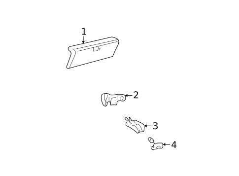Glove Box for 1998 Pontiac Sunfire #0