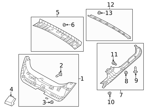 Interior Trim for 2016 Hyundai Veloster #0