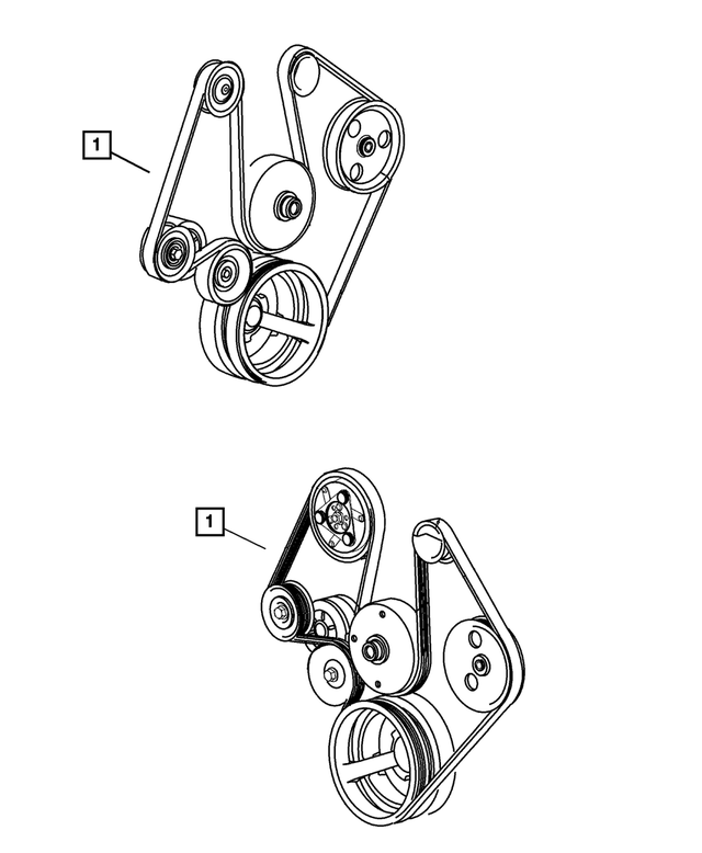 5135745AA - Cooling: Accessory Drive Belt for Mopar Image