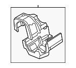 4L2Z3530AAA - Steering: Shroud Assembly for Ford: Explorer Image