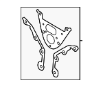 LR158400 - Engine: Lower Timing Cover Gasket Set for Land-Rover Image