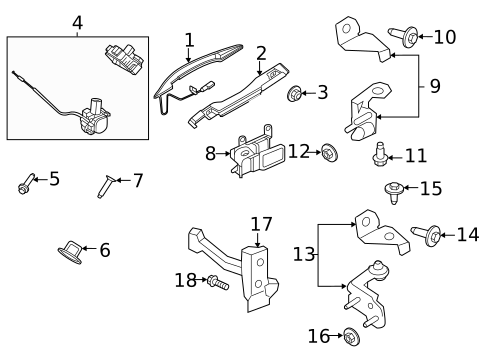 Lock & Hardware for 2024 Lincoln Aviator #1