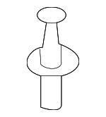 51111908077 - Body: Rocker Molding Rivet for BMW: 1 Series M, 128i, 135i, 135is, 228 xDrive Gran Coupe, 228i, 228i Gran Coupe, 228i xDrive, 228i xDrive Gran Coupe, 230i, 230i xDrive, 318i, 318is, 320i, 320i xDrive, 323Ci, 323i, 325Ci, 325i, 325is, 325iX, 325xi, 328Ci, 328d, 328d xDrive, 328i, 328i GT xDrive, 328i xDrive, 328xi, 330Ci, 330e, 330e xDrive, 330i, 330i GT xDrive, 330i xDrive, 330xi, 335i, 335i GT xDrive, 335i xDrive, 335is, 335xi, 340i, 340i GT xDrive, 340i xDrive, 428i Gran Coupe, 428i xDrive Gran Coupe, 430i, 430i Gran Coupe, 430i xDrive, 430i xDrive Gran Coupe, 435i Gran Coupe, 435i xDrive Gran Coupe, 440i Gran Coupe, 440i xDrive Gran Coupe, 525i, 525xi, 528i, 528i xDrive, 528xi, 530e, 530e xDrive, 530i, 530i xDrive, 530xi, 535d, 535d xDrive, 535i, 535i GT, 535i GT xDrive, 535i xDrive, 535xi, 540d xDrive, 540i, 540i xDrive, 545i, 550e xDrive, 550i, 550i GT, 550i GT xDrive, 550i xDrive, 640i, 640i Gran Coupe, 640i xDrive, 640i xDrive Gran Coupe, 640i xDrive Gran Turismo, 645Ci, 650i, 650i Gran Coupe, 650i xDrive, 650i xDrive Gran Coupe, 735i, 735iL, 740i, 740i xDrive, 740iL, 745e xDrive, 750e xDrive, 750i xDrive, 750iL, 760i xDrive, 840i, 840i Gran Coupe, 840i xDrive, 840i xDrive Gran Coupe, ActiveHybrid 3, ActiveHybrid 5, i3, i3s, i4, i5, i7, iX, M2, M235i, M235i xDrive, M235i xDrive Gran Coupe, M240i, M240i xDrive, M3, M340i, M340i xDrive, M4, M440i, M440i Gran Coupe, M440i xDrive, M440i xDrive Gran Coupe, M5, M550i xDrive, M6, M6 Gran Coupe, M760i xDrive, M8, M8 Gran Coupe, M850i xDrive, M850i xDrive Gran Coupe, X1, X2, X3, X4, X5, X6, XM, Z3, Z4 Image