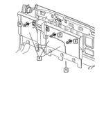 1VD95DK2AA - Interior Trim: Cab Back Trim Panel for Mopar Image