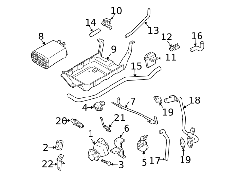 EGR System for 2005 Suzuki Aerio #0