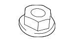 998910600 - Electrical: Mount Bracket Nut for Mazda: 2, 3, 5, 6, CX-3, CX-30, CX-5, CX-50, CX-7, CX-70, CX-9, CX-90, Millenia, MPV, MX-30 EV, MX-5 Miata, RX-8 Image