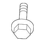 9CF600516B - Electrical: Blind Spot Radar Bolt for Mazda: 2, 3, 5, 6, CX-3, CX-30, CX-5, CX-50, CX-7, CX-70, CX-9, CX-90, Miata, MPV, MX-30 EV, MX-5 Miata, Protege, Protege5, RX-8 Image