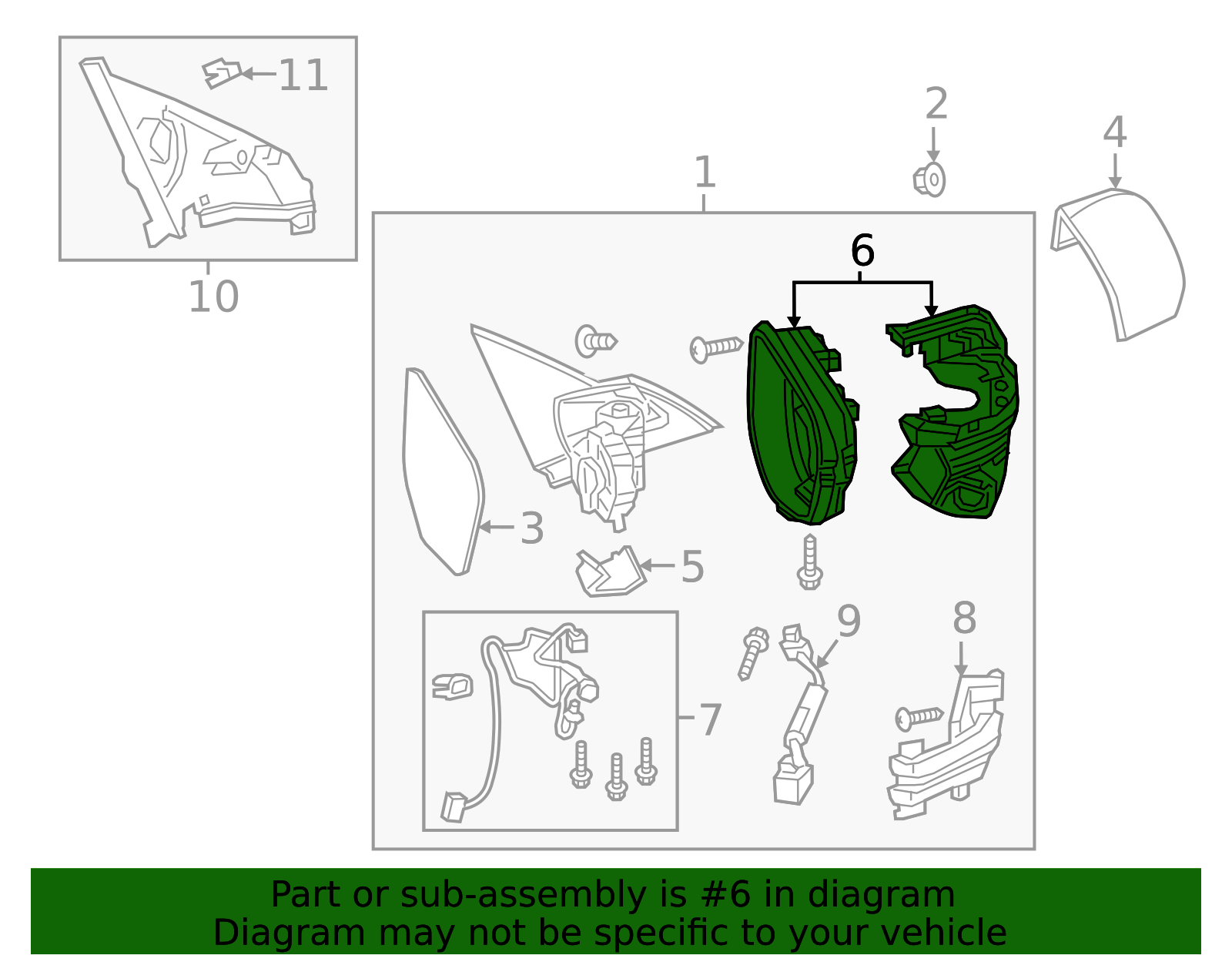 2019-2020 Honda Insight 2019-2020 Honda Insight - Housing Set R