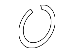 BRGR1 - Brakes: Motorcraftâ„¢ Bearing Retainer Ring for Ford Image