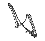 99154297501 - Body: Window Regulator for Porsche: 718 Boxster, 718 Cayman, 718 Spyder, 911, Boxster, Cayman Image