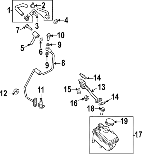 Hoses & Pipes for 2022 Kia Stinger #0
