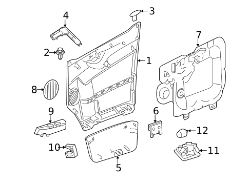Front Door for 2010 Mercedes-Benz Sprinter 2500 #0