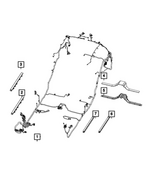 68217695AA - Electrical: Wiring Trough for Mopar Image