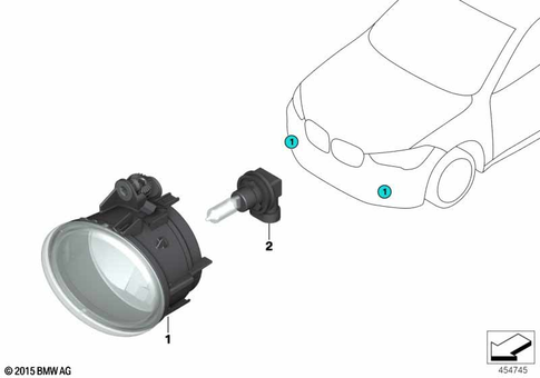 Fog Lights for 2017 BMW X1 28iX #0