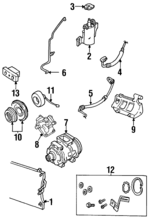 4723011AB - : Hardware Kit for Chrysler: Concorde, LHS, New Yorker, Prowler | Dodge: Intrepid Image