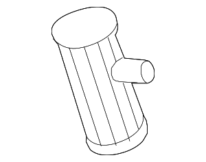 8D0906321 - Emission System: Evaporative Emissions System Leak Detection Pump Filter for Audi Image