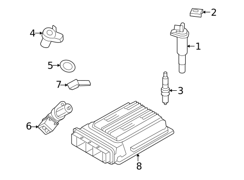 Ignition System for 2014 BMW X6 #0