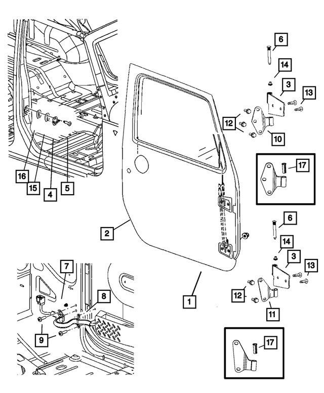 « 6509101AA – Doors, Door Mirrors and Related Parts : Vis pour Mopar Image »