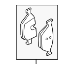 34116793021 - Brakes: Brake Pads for BMW Image