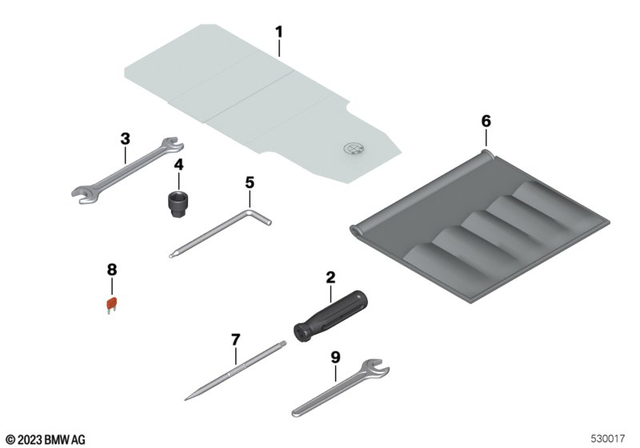 71118394830 - Parts and Accessories for Engine / Chassis: Plastic Bag F on-Board Literature -  for BMW-Motorrad Image