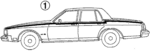 22522298 - Body: Stripe Tape for Oldsmobile: 98, Custom Cruiser, Delta 88 Image