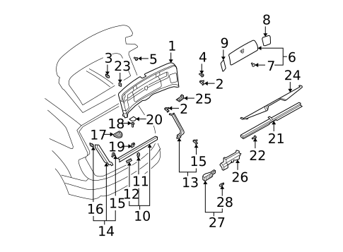 Interior Trim for 2008 Audi Q7 #0