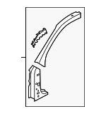 8K0809201 - Body: Hinge Pillar for Audi Image