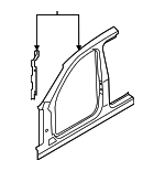 8K9809840AA - Body: Aperture Panel for Audi Image