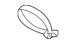 9611110800 - Steering: Cover Clamp for Lexus: IS300, NX350, RX350, TX350, UX200, UX250h, UX300h Image