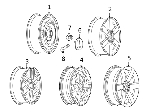 Wheels for 2005 Saab 9-7x #0