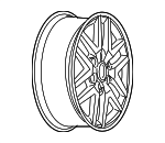 9595631 - Suspension: Wheel, Alloy for Saab: 9-7x Image