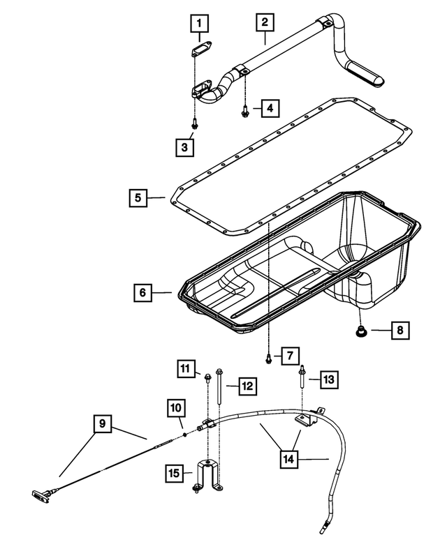 4429460 - 6.7L Turbo Diesel; Engine: Hex Flange Head Bolt, Mounting for Mopar Image