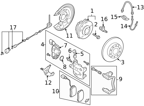 Brake Components for 2007 Volkswagen Passat #2