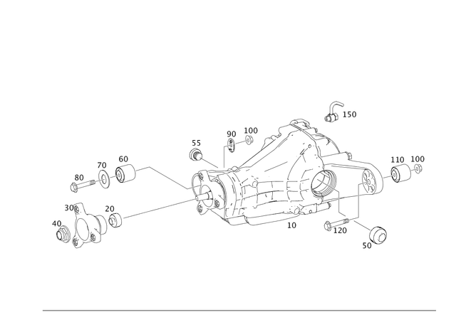 1643370259 - Rear Axle: Shaft Sealing Ring for Mercedes-Benz Image image