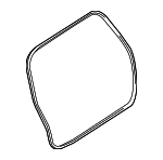 LR053351 - : Weatherstrip for Land Rover: Range Rover Evoque Image