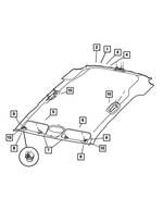 1ED42BD1AA - Interior Trim: Headliner for Mopar Image