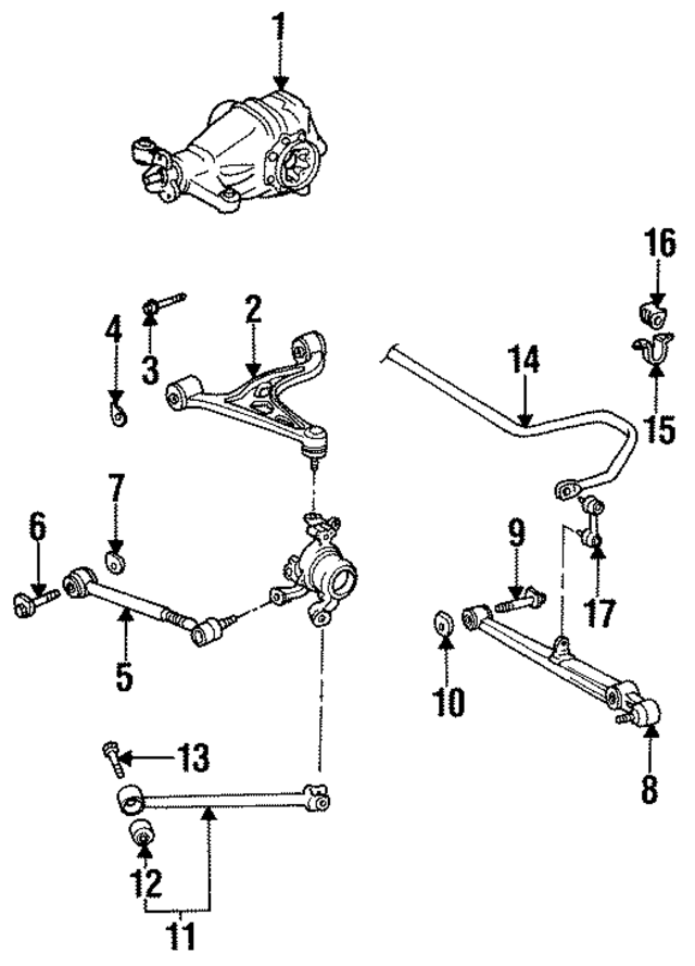 9011914042 - : Strut Rod Bolt for Lexus Image