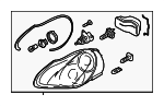 95563115742 - : Headlamp Assembly for Porsche: Cayenne Image