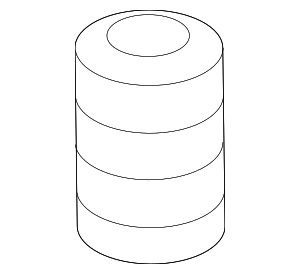 817383R500 - Body: Trunk Lid Bumper for Kia: Cadenza, EV6, K5, K900, Optima, Sedona, Soul EV, Sportage, Stinger Image