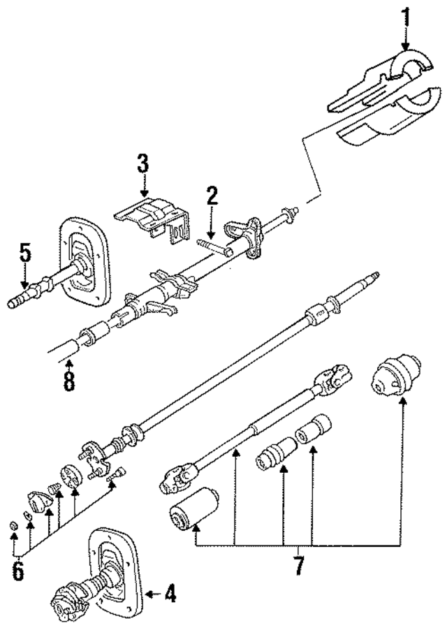 MB524097 - Steering: Column Cover for Mopar Image