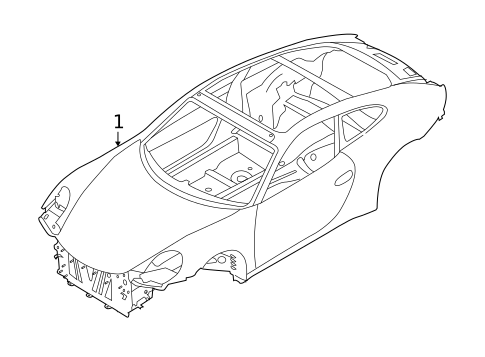 Body Shell for 2013 Porsche Boxster #0